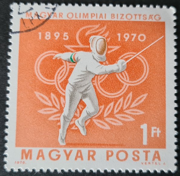 Hungria_Comemorativo_Comite_Olimpico_Hungaro_1895_1970